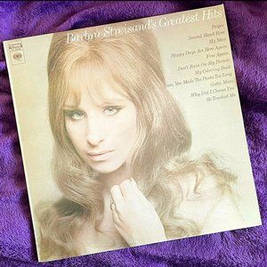 Barbra Streisand’s Greatest Hits  12” Record Album  1977 Canada Ed. 45Yrs!  RARE